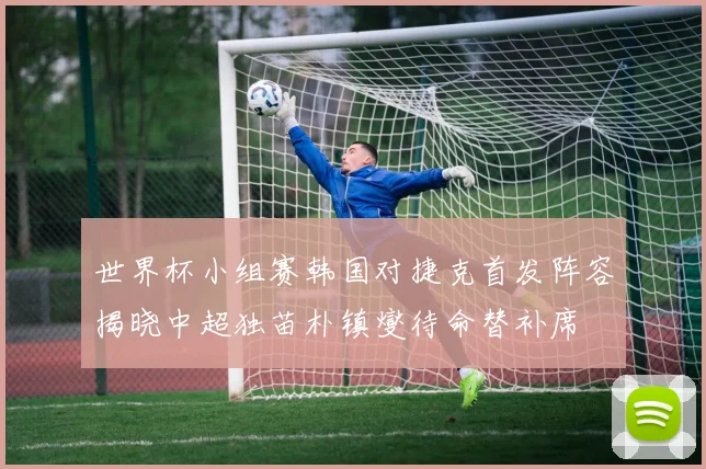 世界杯小组赛韩国对捷克首发阵容揭晓中超独苗朴镇燮待命替补席